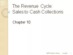 The Revenue Cycle: