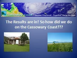 The Results are in! So how did we do on the Cassowary Coast