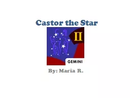 Castor the Star