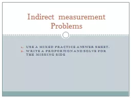 Use a mixed Practice Answer sheet.