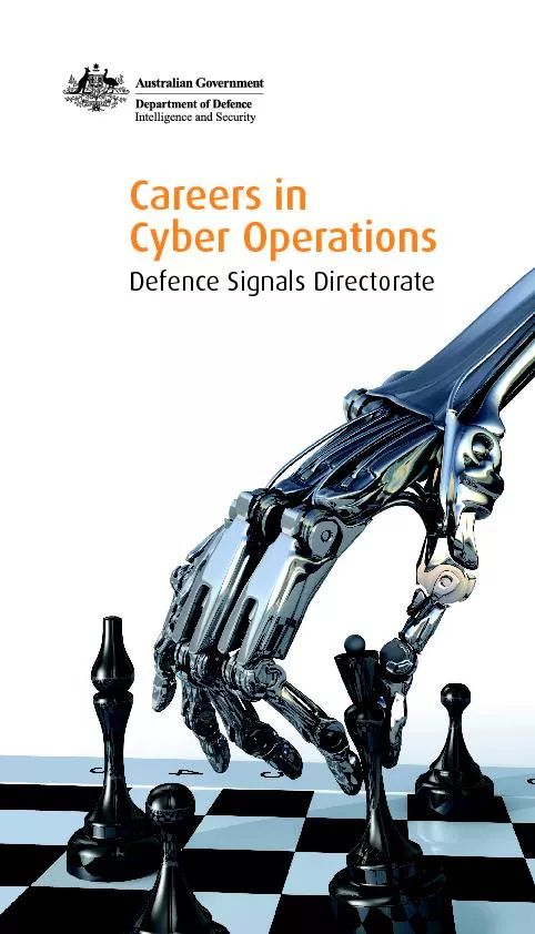 Careers in Cyber OperationsDefence Signals Directorate