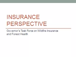 Insurance Perspective