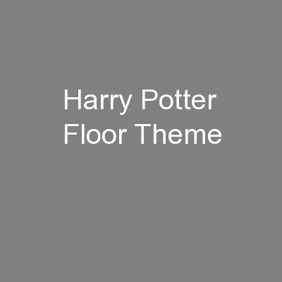 Harry Potter Floor Theme