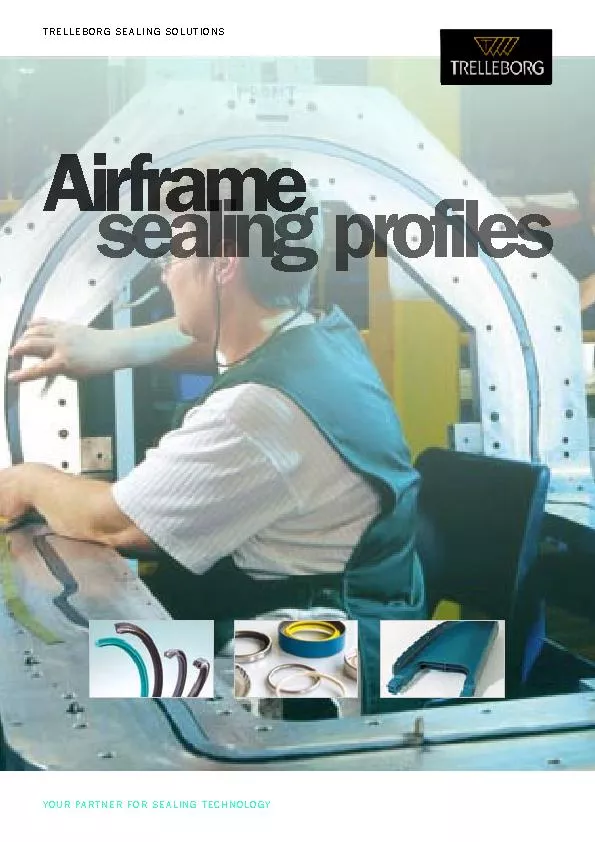 Airframe sealing profiles