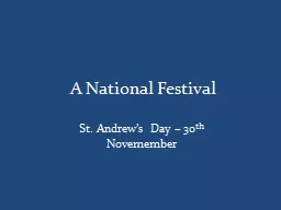 A National Festival