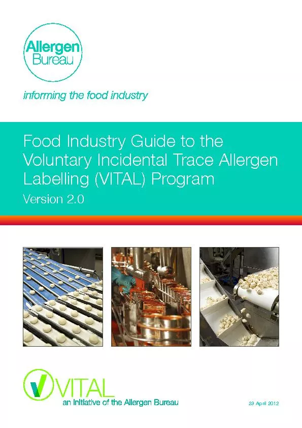 Food Industry Guide to the