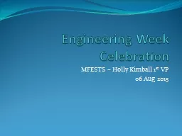 Engineering Week Celebration