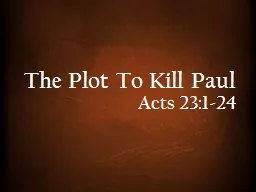 The Plot To Kill Paul