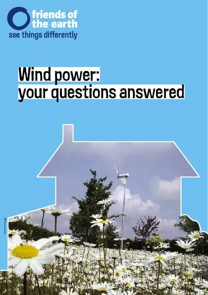 Wind power:your questions answeredProven Energy