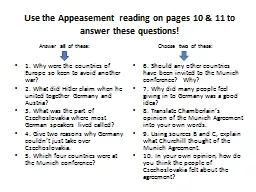 Use the Appeasement reading on