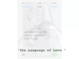 ‘The Language of Love ’