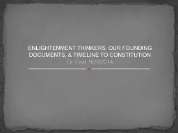Enlightenment Thinkers,