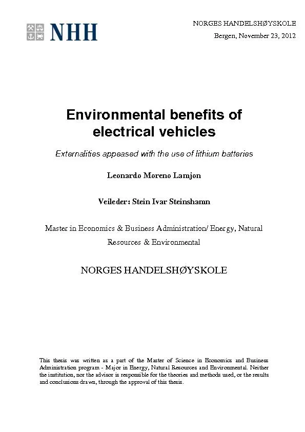 Environmental benefits of
