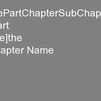 VolumePartChapterSubChapterame Hhe Part Namere]the SubChapter Name Her