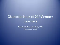 Characteristics of 21