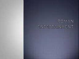 Roman Entertainment