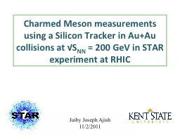 Charmed Meson measurements using a Silicon Tracker in Au+Au