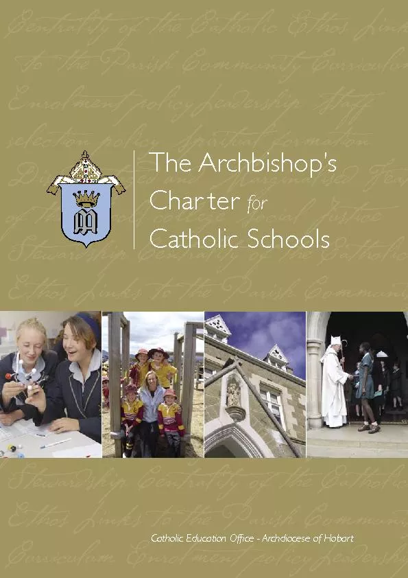 The Archbishop’s Charter for