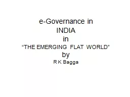 e-Governance in