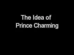 The Idea of Prince Charming