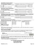 TCEQ   Page of  BIENNIAL REPORTING FORM FOR USED OIL PROCESSORS RE REFINERS AND FILTER HANDLERS Please return completed form to the T Q by JANUARY   Any administrative changes must be made on the T Q