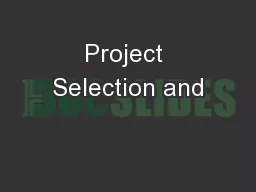 Project Selection and
