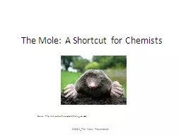 The Mole: A Shortcut for Chemists