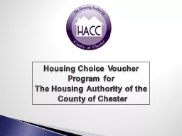 Housing Choice Voucher Program for