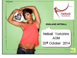 Netball Yorkshire AGM