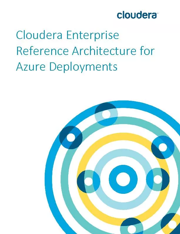 Cloudera Enterprise Reference Architecture for