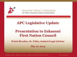 Atlantic Policy Congress of First Nations Chiefs Secretaria