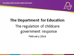 The Department for Education