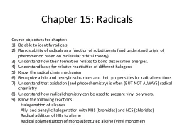 Chapter 15: Radicals