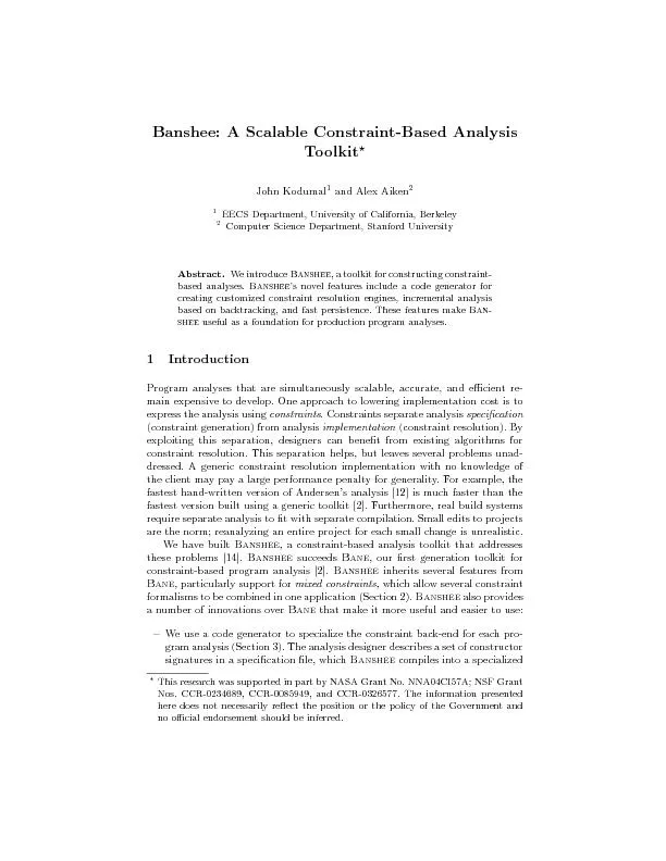 constraintresolutionengine.Specializationallowscheckingahostofcorrect-