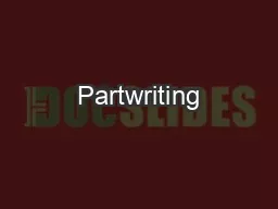 Partwriting