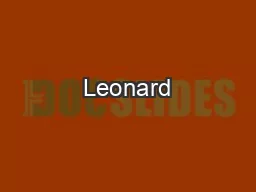 Leonard’s Take-Out MenuAny item on any Leonard’s Daily Menu