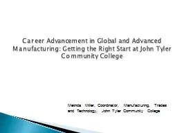 Career Advancement in Global and Advanced Manufacturing: Ge