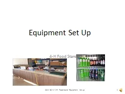 Equipment Set Up