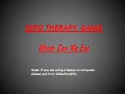 ZERO THERAPY GAME