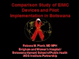 Comparison Study of EIMC Devices and Pilot Implementation i