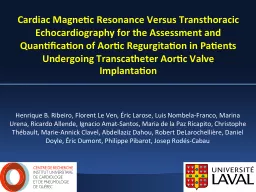 Cardiac Magnetic Resonance Versus Transthoracic Echocardiog