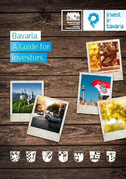 BAVARIAA Guide for InvestorsPresented by Invest in Bavaria
