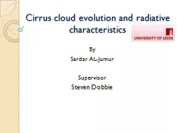 Cirrus cloud evolution and