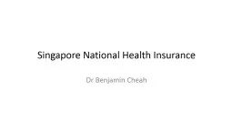 Singapore National Health Insurance