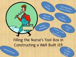 Filling the Nurse’s Tool Box in Constructing a Well Built