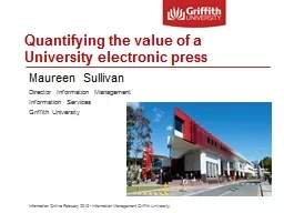 Quantifying the value of a University electronic press