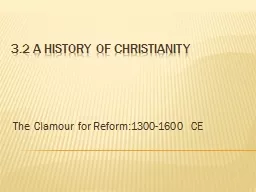 3.2 A History of Christianity