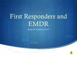First Responders and EMDR