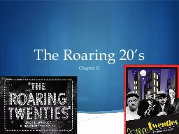 The Roaring 20’s