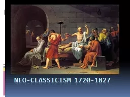Neo-classicism 1720-1827